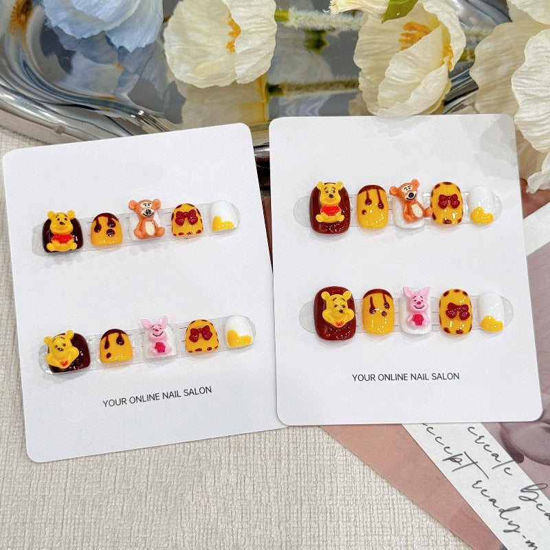 Winnie-the-Pooh (bear) Handmade Press On Nails