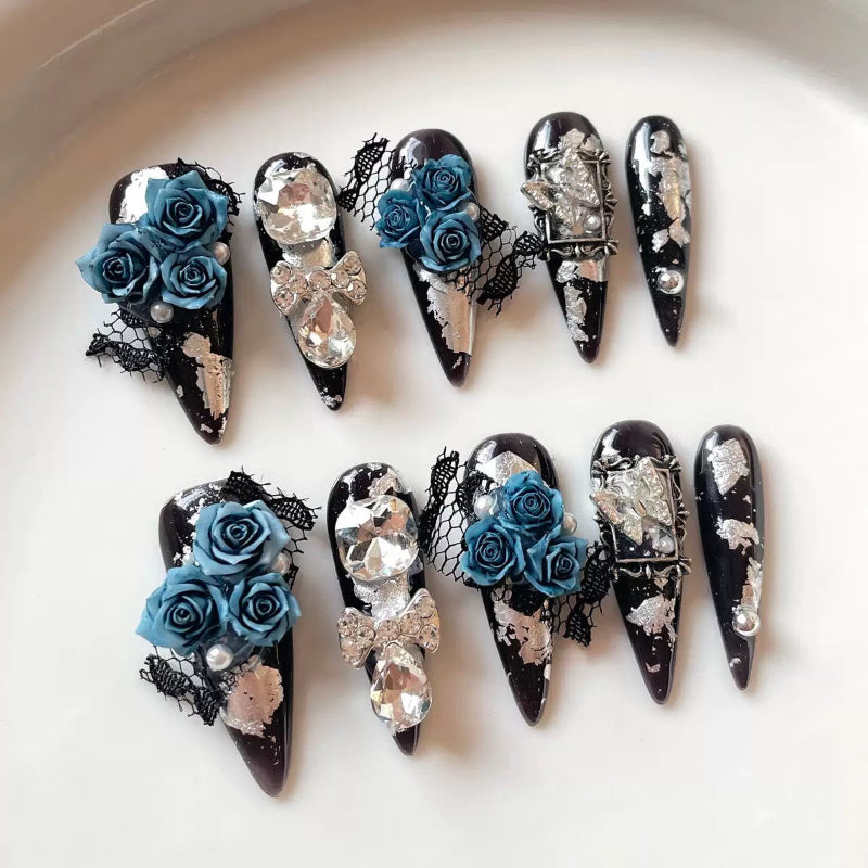3D Blue Flower