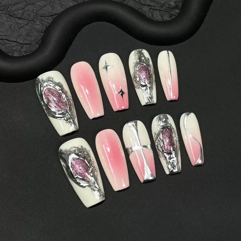 Mirror Pink Nail