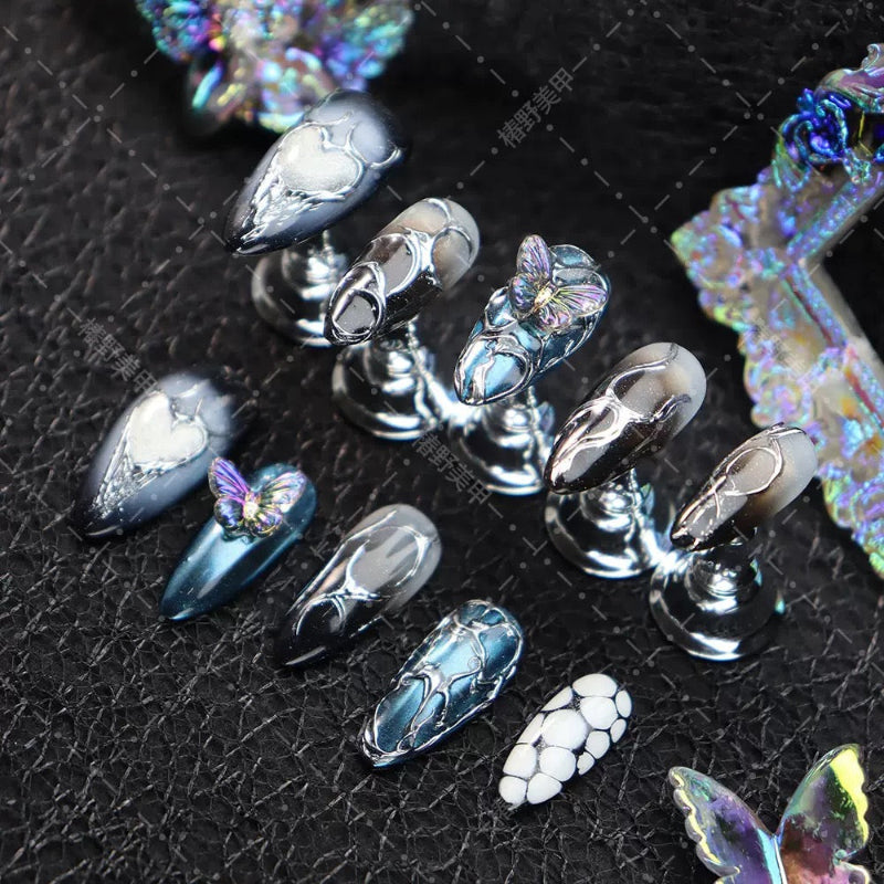 3D Butterfly Line Nail
