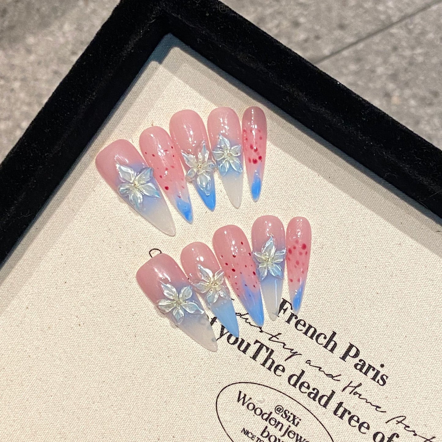 Saffron Handmade Press On Nail