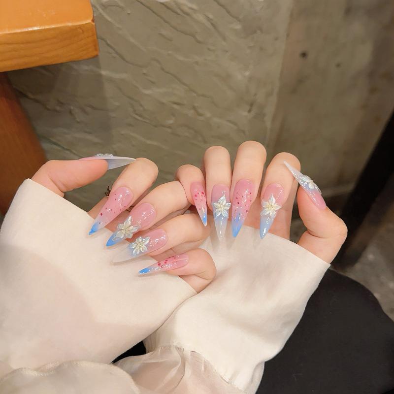 Saffron Handmade Press On Nail