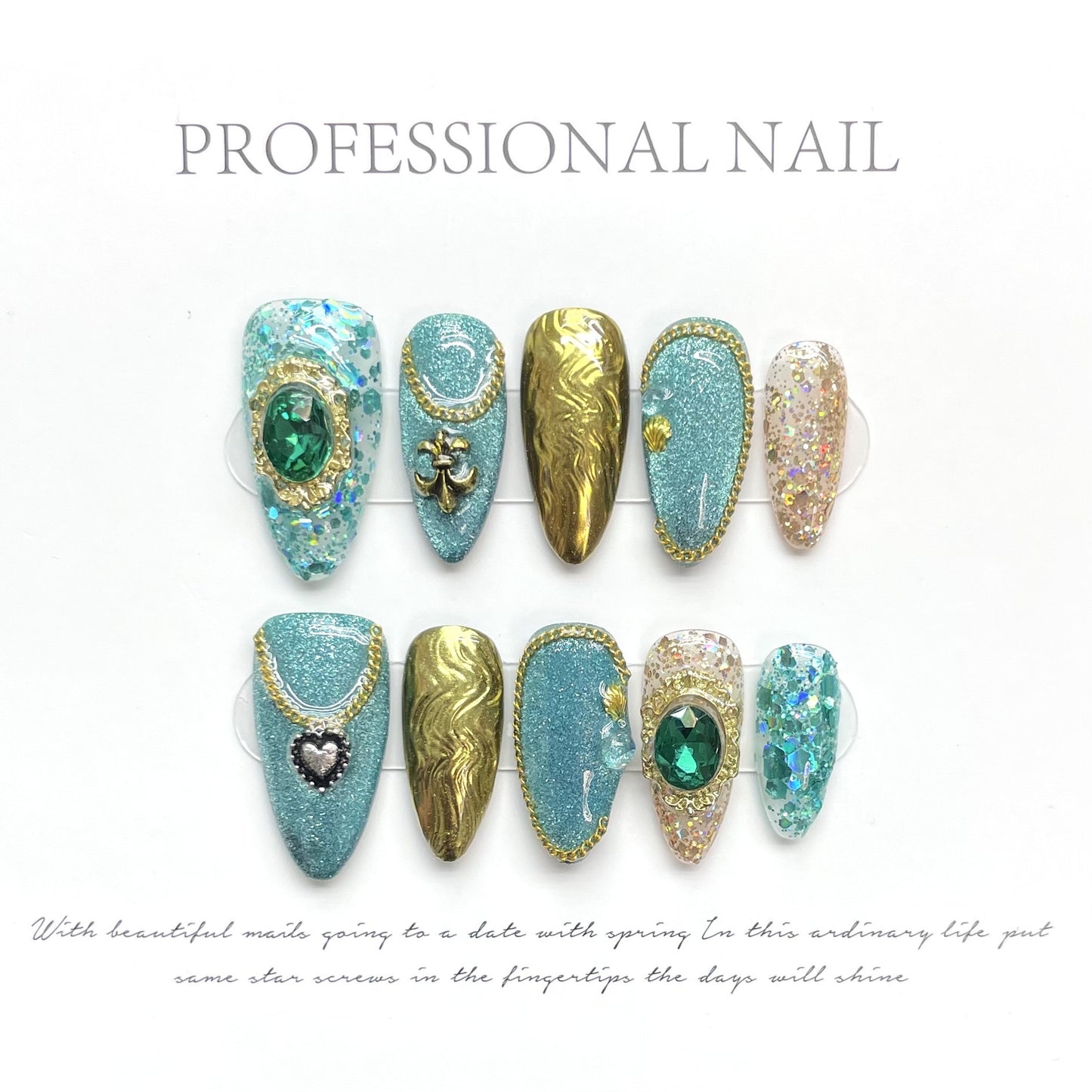 Luxurious and Prestigious Almond Nail