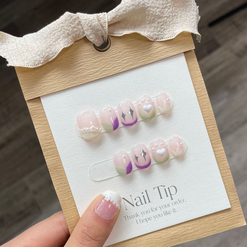Lovely you Handmade Press On Nail