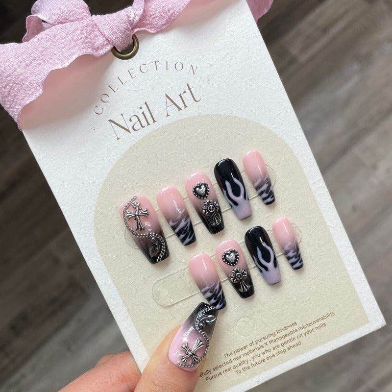 Spice Girls' Night Out Handmade Press On Nail