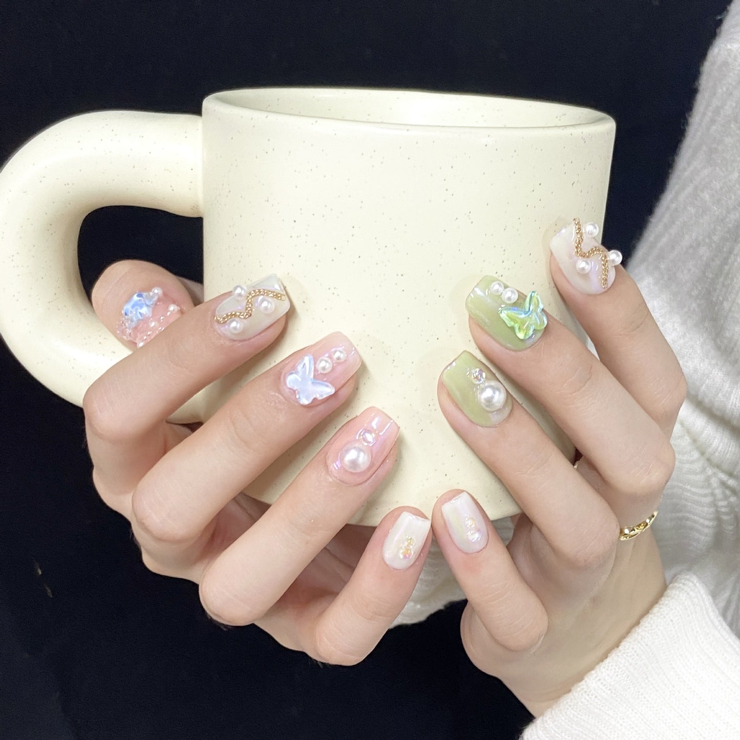 Star Dopamine Handmade Press On Nail