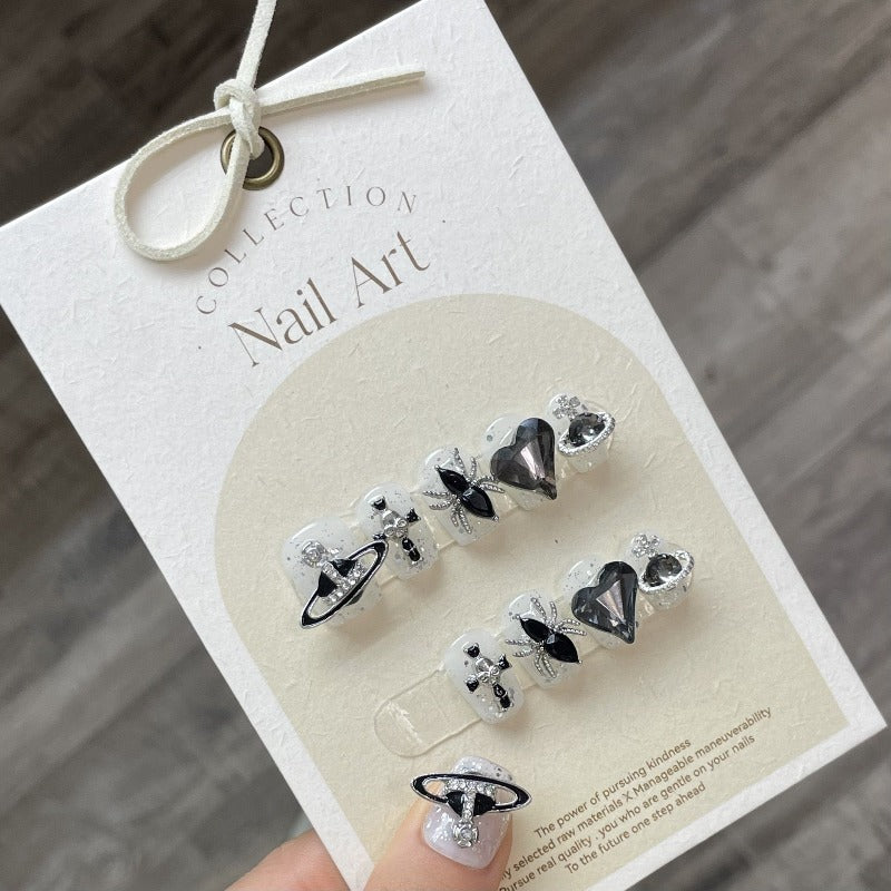 Spider Blackheart Handmade Press On Nail