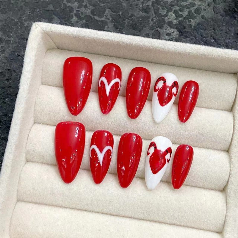 Aries Handmade Press On Nail