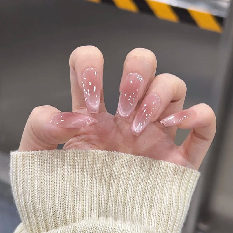 Translucent Pink Nail