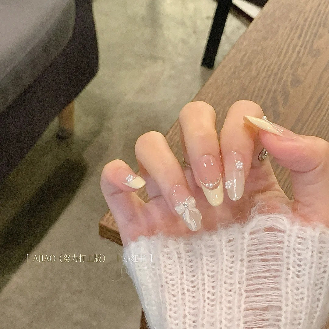 Bow French Nail
