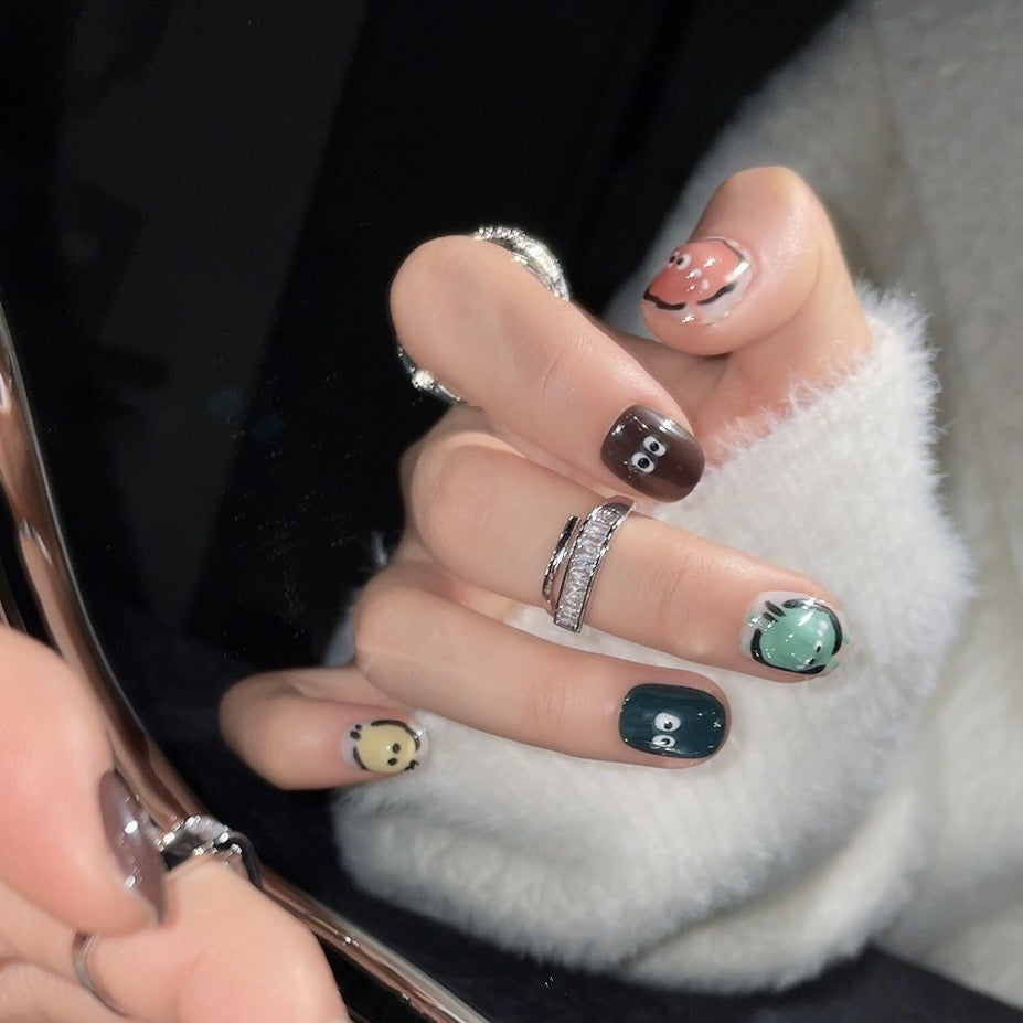 Cute Elf Handmade Press On Nail