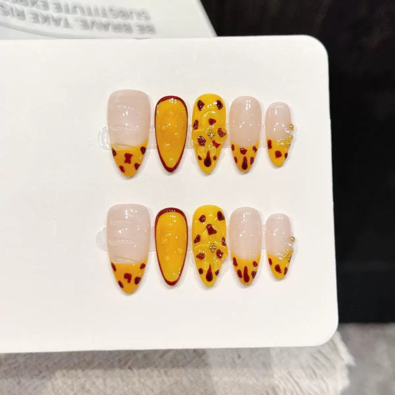 Amber Leopard Print