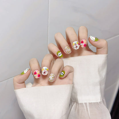 Spring is Here Handmade Press On Nail