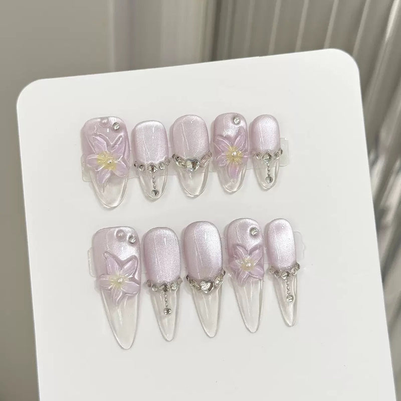 Lotus Purple Nail