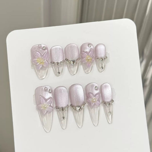 Lotus Purple Nail