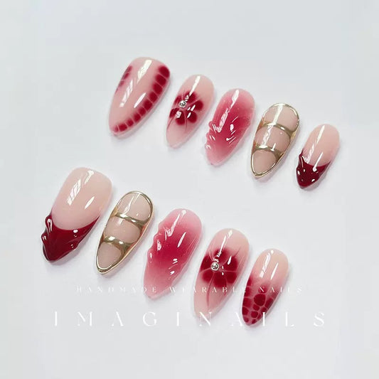 Gold-inlaid Jade