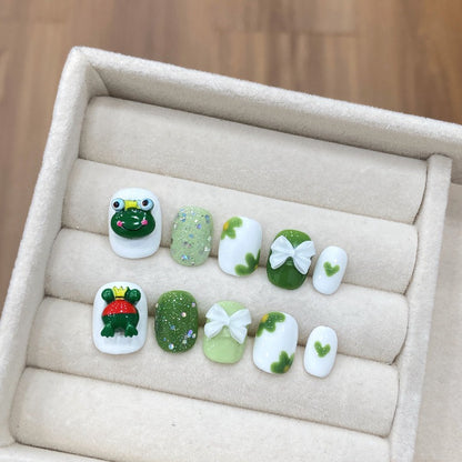 Little Frog Handmade Press On Nails