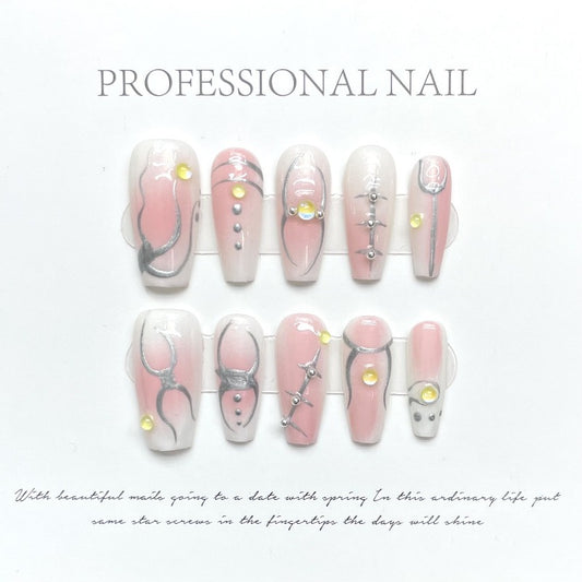 Irregular Handmade Press On Nail