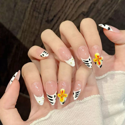 Pink-veined Floral Pattern