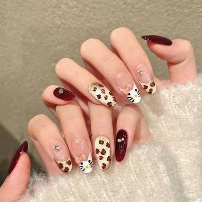 Leopard-print Hello Kitty