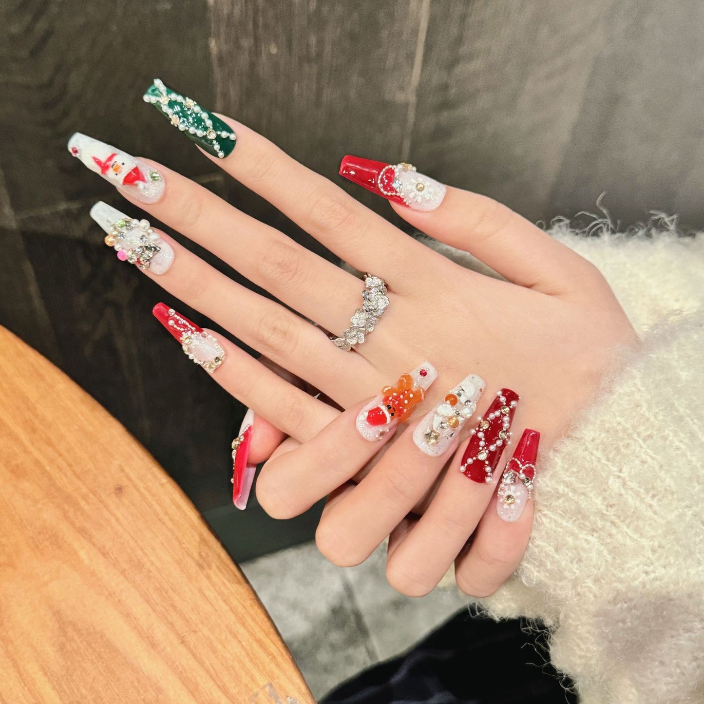 Candyman Christmas Nail