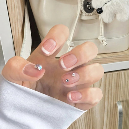 White Line French Nail